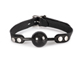 Black Silicone Rubber Ball Gag