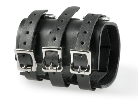 3 Strap Wristband with 4 Rings #3